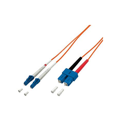 Equip LWL Patchkabel LC- SC 2.00m Multimode Duplex OM1 or Polybeutel