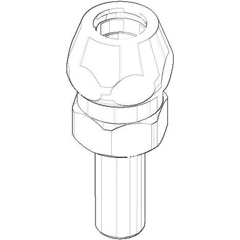 DO Quetschverschraubung USA Adapter ERSATZTEILE 04240422200 Chrom