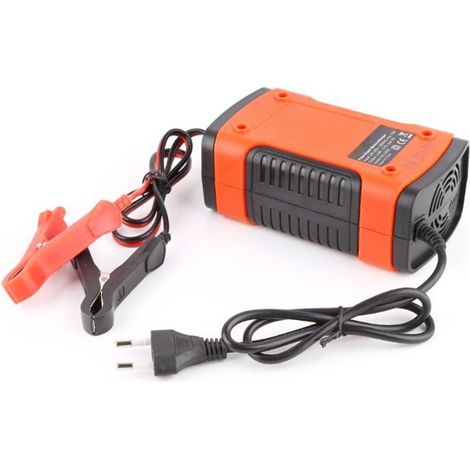 Caricabatterie automatico intelligente a impulsi da 12 V con LCD AGM, piombo-acido e gel (1/5)