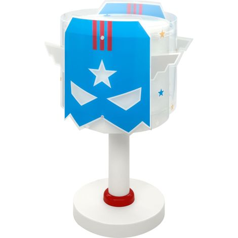 Lampe de chevet ou de table enfant Blue Hero Super-héros, 61811N, G4 - LED 4 W - Ampoule incluse (1/5)