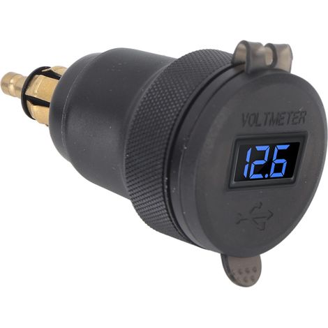 Chargeur Voiture USB QC3.0 PD Prise Adaptateur Allume-Cigare Rapide Double Port pour Série 1 2 3, DC 12-24V, Interface UE, Bleu (1/5)