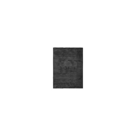 Tapis en lin Nubby Noir (1/3)