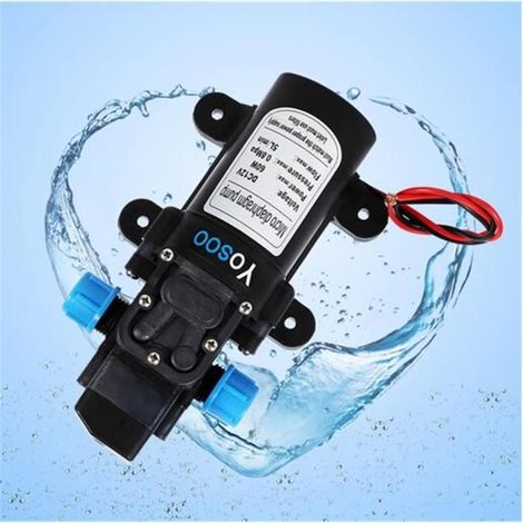 DC 12V 5L/min Pompe à Eau à Haute Pression Diaphragme Eau Auto-amorçante Voiture Bateau (1/4)