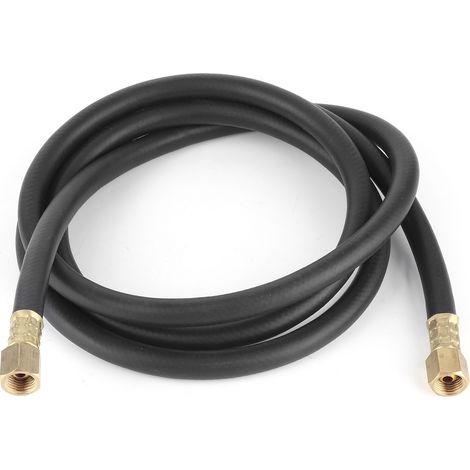 Tuyau de gaz de 2 m/6,6 pi avec câble de connexion MIG/MAG, filetage G1/4, convient à l'air comprimé, à l'azote et à l'argon. (1/5)