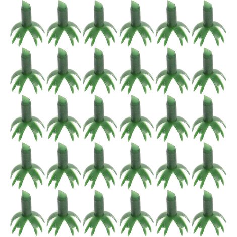 Calices De Fleurs Artificielles 40 Pièces Sépales De Rose en Plastique Accessoires pour Création De Bouquet De Fleurs Base Plate Stable pour Compositions Et Mariages DIY (1/5)