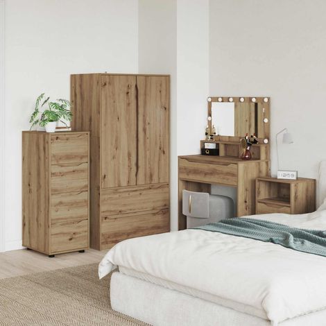 vidaXL Armoire de rangement 40 x 48 x 105 cm Bois d'ingénierie (1/5)