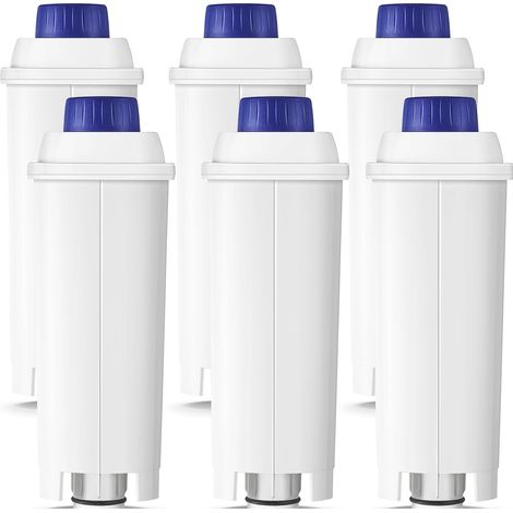 Ersatzfilter 6 Stück für de'longhi dlsc002, ser3017, 5513292811 - kompatibel mit Dinamica, Magnifica S, Eletta Explorer, Etam, Epam und ECAM (1/5)