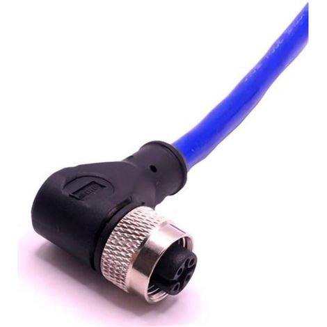 Mueller Electric C4D81M010 Connettore per sensore o attuatore M12 Presa angolata 10 m Numero di poli: 4 1 pz.