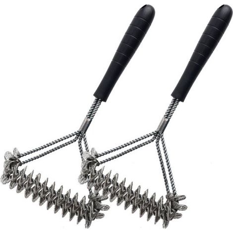 Grill- und Backofenreinigungsbürsten-Set (zweiteilig) – Reinigt effektiv alle Grillarten – Benutzerfreundlich – Typ D – 31 cm (1/5)