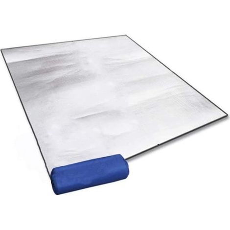 Mousse isolante pour tapis de sol de camping, protection thermique pour le sol de tente, 1,5 x 2 m (1/5)