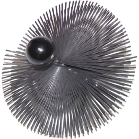 Diff – Hérisson en acier trempé Ø150mm – Raccord F12x175 – Pour ramonage efficace dans espaces confinés – Usage professionnel