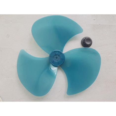 Hélice de ventilateur - 1 pièce - Plastique robuste - Remplacement compatible - Pour modèles Rowenta Essential - Noir