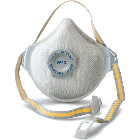 Moldex Atemschutzmaske FFP3 R D mit Klimaventil Air Plus 5 Stk