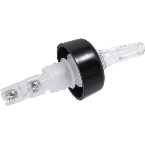 Verseur à alcool en plastique transparent, bec verseur libre pour bouteille de vin, bouchon doseur universel, débit constant (1/5)