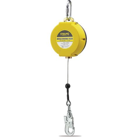 Dispositivo seg 10mt cable anticaida abs steelpro