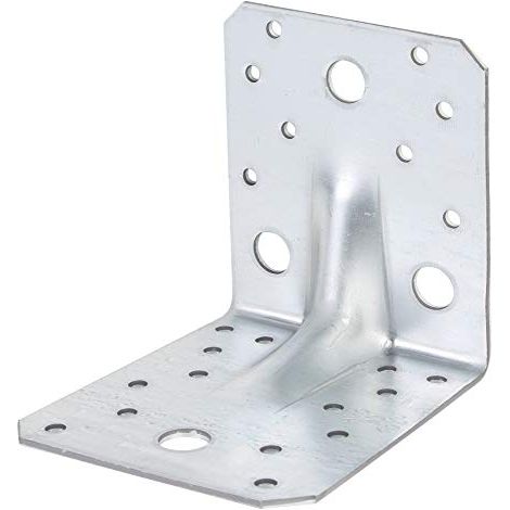 GAH Alberts connettore angolare resistente 105 x 105 x 90 mm, numero fori 4/22, spessore 3 mm - 334598 (1/4)