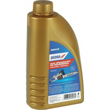 DEDRA - Olio ecologico per catene e guide - 1L - Biodegradabile