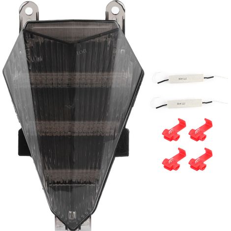 Feu arrière LED fumé avec clignotants pour Yamaha YZF R6 2006-2016 (1/5)