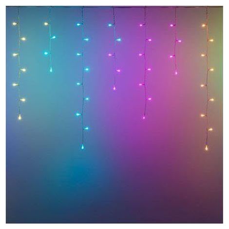 Lotti Lichtervorhang Ice Light Appy 72855 125 LED RGB Bluetooth mit App 400x90 cm Multicolor Innen/Außen