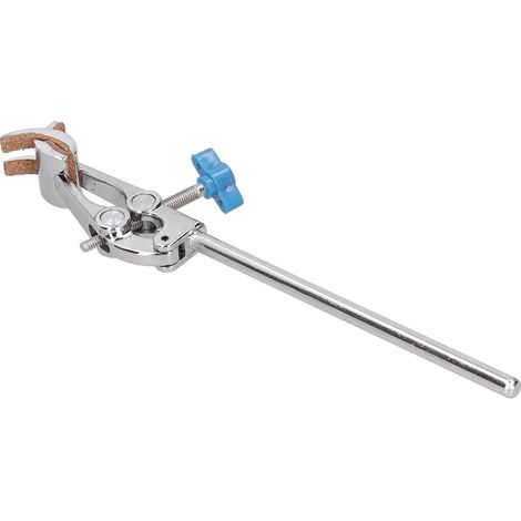 Pince de laboratoire à 4 branches pour flacons et béchers, support de pince en alliage de zinc électroplaqué, clip universel (1/5)