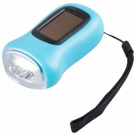 Handkurbel-Solartaschenlampe, tragbare Mini-Taschenlampe für den Außenbereich (1/4)