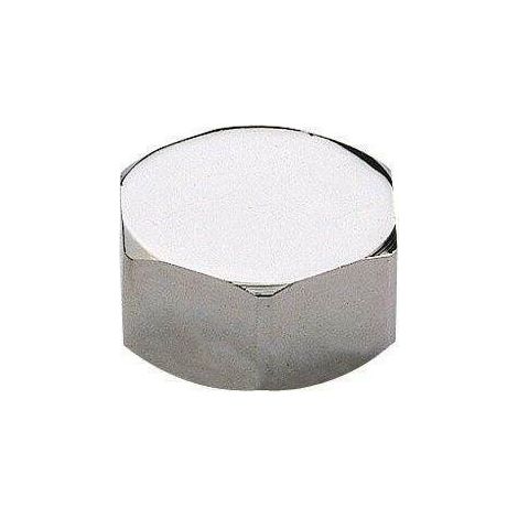 Calotta idrobric tappo esagonale a vite, femmina, 1/2 pollice, in ottone cromato, idb smk-n0338 b (1/3)