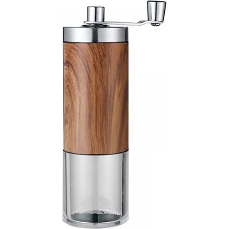 Stainless Steel Manual Coffee Grinder, Ceramic Hand Coffee Grinder for Aeropress, Filter Coffee, Espresso, French Press, Turkish Coffee, Coffee Gift, Bean-to-Cup Coffee Grinder