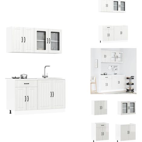 Ensemble d'armoires de cuisine 4 pcs Kalmar bois d'ingénierie - Ensemble D'armoires De Cuisine - Ensemble D'armoires De Cuisine - Ensemble D'armoires - Armoire De Cuisine (1/5)