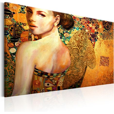 Tableau Imprimé "Golden Lady" 60 x 90 cm (1/2)