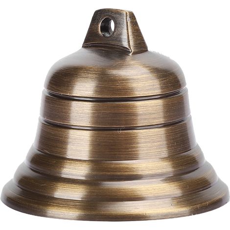 Clochette Bouddhiste en Cuivre 2cm, Pendentif Sonore Artisanal pour Décoration (1/5)