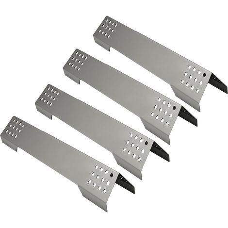 40cm Diffuseur de Chaleur en Acier Inoxydable, Cache Bruleur Barbecue gaz Pièces de Rechange pour Rösle Videro G4, G4-S, G4-S Nero, Vario+, G2 & G3 & G6 et Sansibar Serie