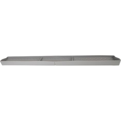 Étagère de cuisson en silicone gris, magnétique et résistante aux hautes températures, pour la maison et le restaurant.