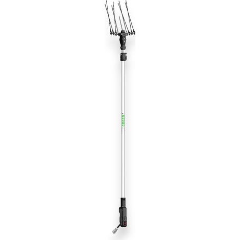 Abbacchiatore elettrico per raccolta olive green 500 Plus 380W leggero bilanciato con asta telescopica auta