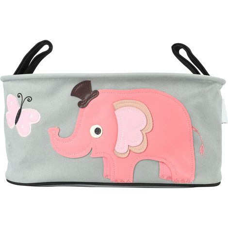 Sac de rangement suspendu pour poussette bébé, organiseur multifonction portable pour chariot (1/5)
