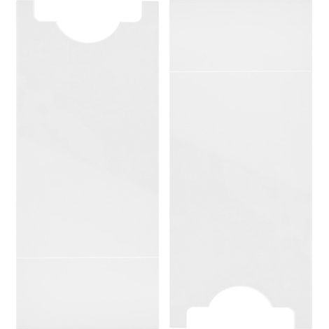 2 butées murales pour canapé, transparent, adhésif, pour mur (1/5)