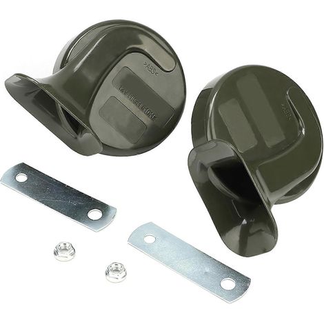 Universelle 12V-Hupe, hochfrequente 115dB-Schneckenhupe, leistungsstarke Autohupe, zuverlässiges Autozubehör. (1/5)
