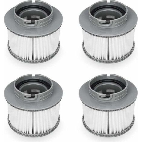 Replacement filters for MSPA FD2089, cartridge filter pump for water heaters and whirlpools, 4 pieces (1/5)