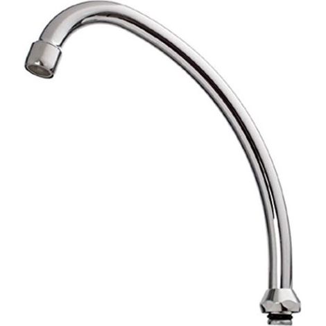 Cornat Rohrauslauf Hu-Form 18 cm verchromt Rohrausläufe
