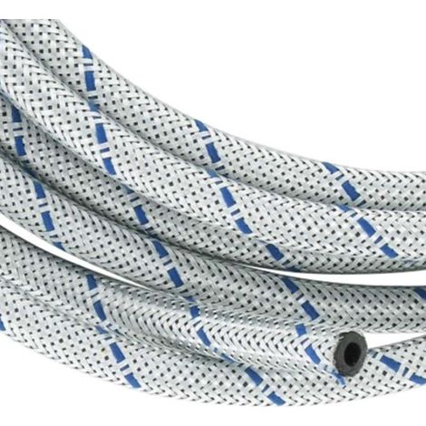 Cyclingcolors – Durite essence NBR haute qualité – Fil tressé galvanisé et fil bleu – Ø8mm x 1m – Spécial hydrocarbure – Tuyau carburant huile étanche