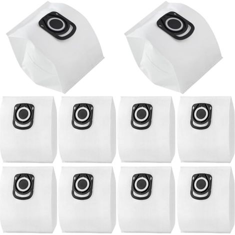 Lot de 10 sacs d'aspirateur - Pour Rowenta Hygiene + ZR200520 ZR200720, Pour Silence Force Compact Power X-Trem Power (RO64xx RO63xx RO68xx RO39xx)- Sac d'aspirateur