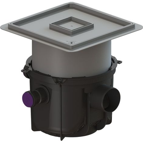 Kessel Rückstaupumpanlage Pumpfix S DN 100 mit befliesbarer Abdeckplatte (1/2)