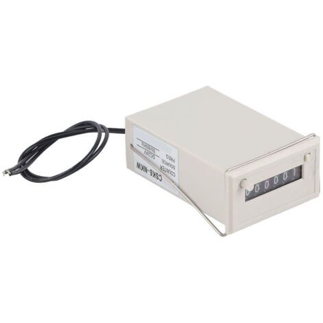 Compteur d'impulsions électromagnétiques à 6 chiffres CSK6-NKW (03 DC 24V)