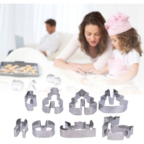 Emporte-pièces en acier inoxydable pour biscuits, décoration de gâteaux et pâtisseries (1/5)
