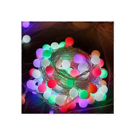 JKWG Guirlande Lumineuse LED - 15m 100 Lumires Huit Fonctions Bote Piles tanche + Télécommande Globe LED Guirlande Lumineuse Intrieure Avec Télécommande (1/3)