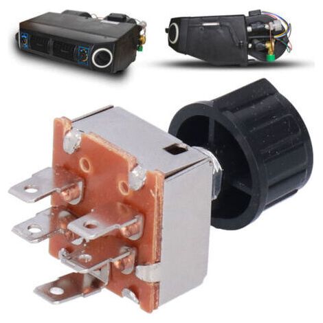 Remplacement universel de commutateur de ventilateur de climatisation à courant alternatif rotatif à 4 vitesses pour Freightliner INM2G754A (1/5)
