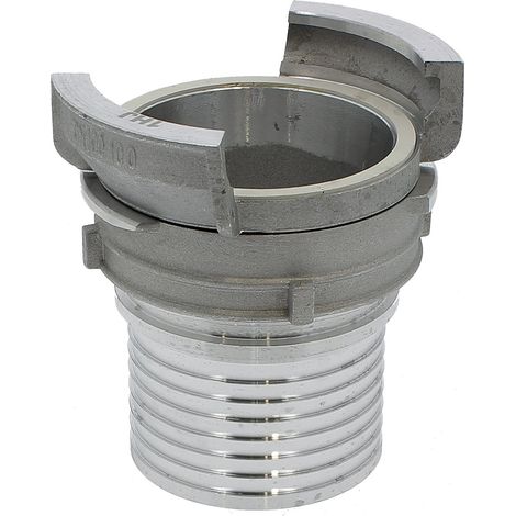 Huggy Tuyaux – Raccord symétrique guillemin DN 100 mm – Douille annelée – Pression de service 16 bars – Pour eau et produits chimiques