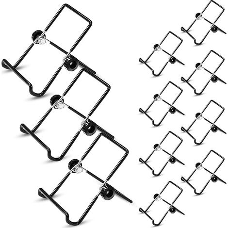 12 PCS Supports de Germination pour Pot Mason Support de Boîte de Germination de Graines en Acier Inoxydable Support de Culture de Germes Pliable pour Pots Mason à Bouche Large et Régulière (1/5)
