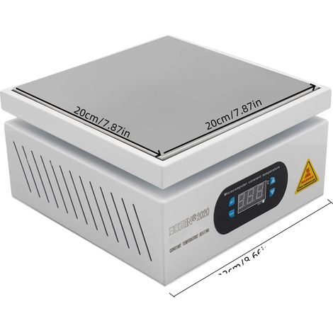 Station de préchauffage, plage de température de 0 à 500 °C, puissance de 700 W, BLANC (1/5)