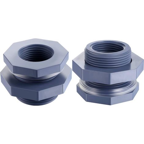 Two 1-inch (approx. 2.5 cm) PVC dividers for aquariums and rainwater harvesting ponds.--DTEKGAZ
