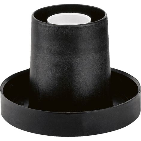 Luminaria para baliza GLOBOS IP43 E27 70W 130mm ⌀110mm Negro